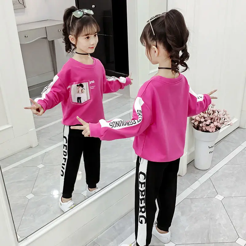 Girls Clothing Sets 2022 Children Fashion Hoodie Coat And Pant Set Kids Clothing Autumn Sports Suit Track suit
Girls Clothing Sets 2022 Children Fashion Hoodie Coat And Pant Set Kids Clothing Autumn Sports Suit Track suit