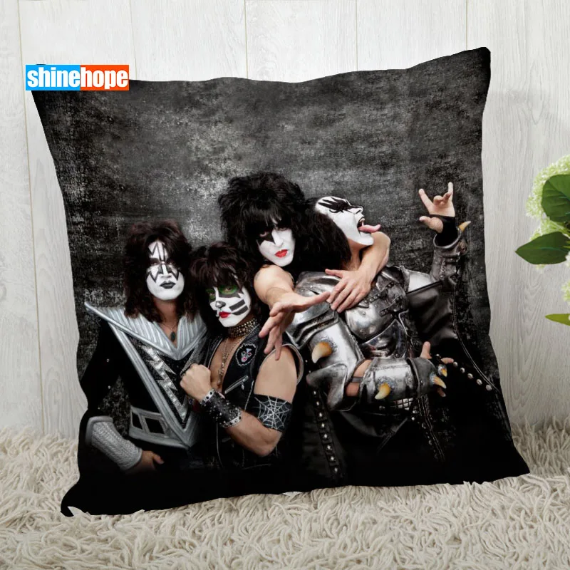 Kiss Band Pillow Cover Customize Anime Pillowcase Modern Home Decorative Pillow Case For Living Room 45X45cm,40X40cm
Kiss Band Pillow Cover Customize Anime Pillowcase Modern Home Decorative Pillow Case For Living Room 45X45cm,40X40cm