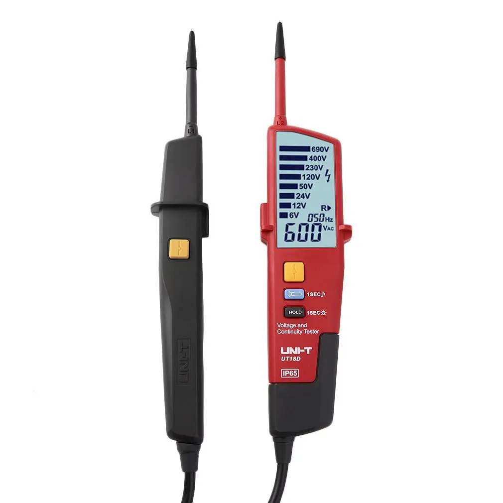 UNI-T Digital Voltmeter UT18B UT18D AC DC Voltage Continunity Tester 690V LCD Display 3 Phase Sequence RCD Electrical Tester
UNI-T Digital Voltmeter UT18B UT18D AC DC Voltage Continunity Tester 690V LCD Display 3 Phase Sequence RCD Electrical Tester