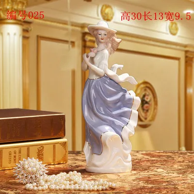 Western women of ceramic arts and crafts cabinet Western pottery porcelain statues sculpture Home wedding decoration dies
Western women of ceramic arts and crafts cabinet Western pottery porcelain statues sculpture Home wedding decoration dies