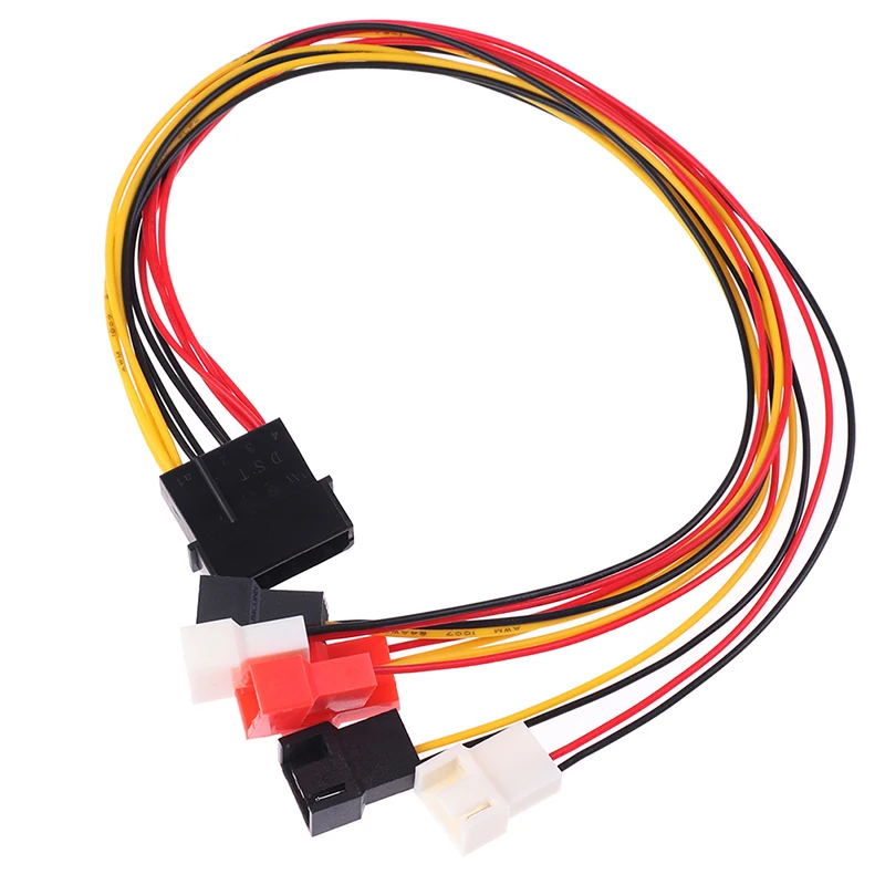 Practical New 4Pin Molex To 3Pin Fan Power Cable Adapter Connector 12V 7V 5V Cooling Fan Computer Cable
Practical New 4Pin Molex To 3Pin Fan Power Cable Adapter Connector 12V 7V 5V Cooling Fan Computer Cable