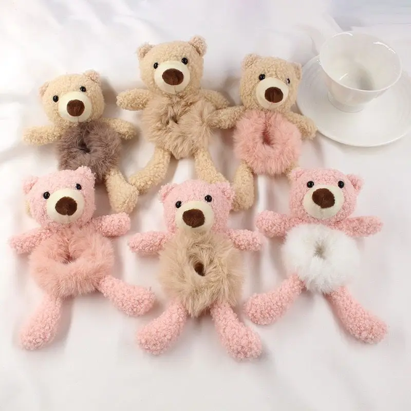 New Fashion Cute Plush Pink Bear Rabbit Scrunchies Elastic Hair Band Hair Rope Ponytail Holder Hair Accessories For Women
New Fashion Cute Plush Pink Bear Rabbit Scrunchies Elastic Hair Band Hair Rope Ponytail Holder Hair Accessories For Women