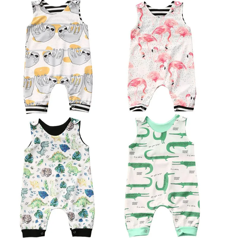 0-3Y Summer Infant Baby Girls Boys Rompers Sleeveless Cartoon Cotton Jumpsuits Baby Clothes
0-3Y Summer Infant Baby Girls Boys Rompers Sleeveless Cartoon Cotton Jumpsuits Baby Clothes