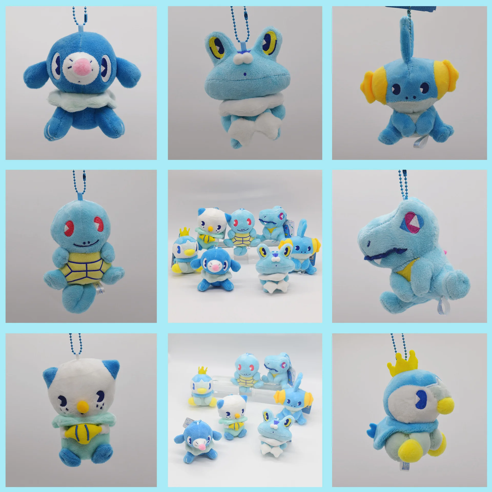7set 13cm Mudkip Squirtle Seel Penguin Anime Pendant Stuffed Cute Lifelike Kid Doll Plush Toy
7set 13cm Mudkip Squirtle Seel Penguin Anime Pendant Stuffed Cute Lifelike Kid Doll Plush Toy