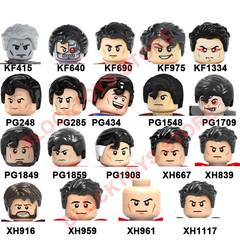 2021 Super Block Man Figures Toys Action Movie Series Bricks Figures Heads Building Blocks Toys For Kids Children Gift XH1117
2021 Super Block Man Figures Toys Action Movie Series Bricks Figures Heads Building Blocks Toys For Kids Children Gift XH1117