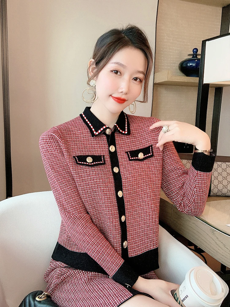 style sub suit 2020 new women's fashion casual polo collar foreign style two piece set for autumn and winter
style sub suit 2020 new women's fashion casual polo collar foreign style two piece set for autumn and winter