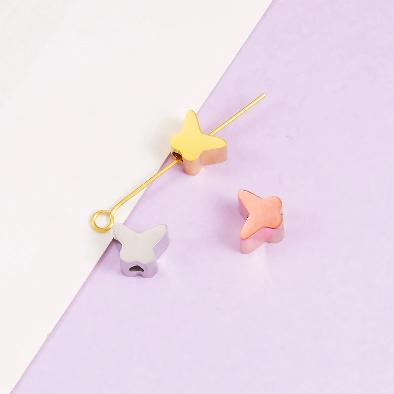 20Pcs/Lot 7.4*6mm Vertical Butterfly Beads Charms Stainless Steel Mirror Polish Beads For DIY Making Necklace Bracelets Jewelry
20Pcs/Lot 7.4*6mm Vertical Butterfly Beads Charms Stainless Steel Mirror Polish Beads For DIY Making Necklace Bracelets Jewelry
