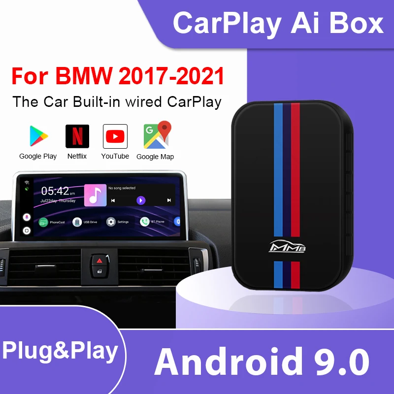 Беспроводной корпус CarPlay Ai для BMW 2017-2021, все серии 2, 3, 4, 5, 6, 7, серия, встроенный Apple CarPlay, мультимедийный плеер на Android 9,0
Беспроводной корпус CarPlay Ai для BMW 2017-2021, все серии 2, 3, 4, 5, 6, 7, серия, встроенный Apple CarPlay, мультимедийный плеер на Android 9,0