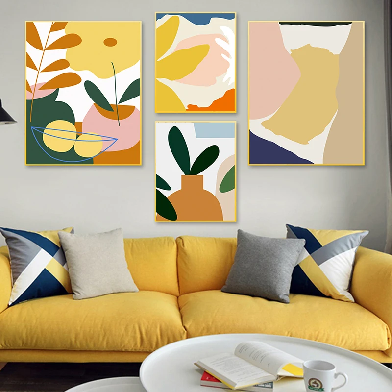 Modern Abstract Scandinavia Colorful Gallery Canvas Painting Wall Art Prints Posters Picture for Living Room Interior Home Decor
Modern Abstract Scandinavia Colorful Gallery Canvas Painting Wall Art Prints Posters Picture for Living Room Interior Home Decor