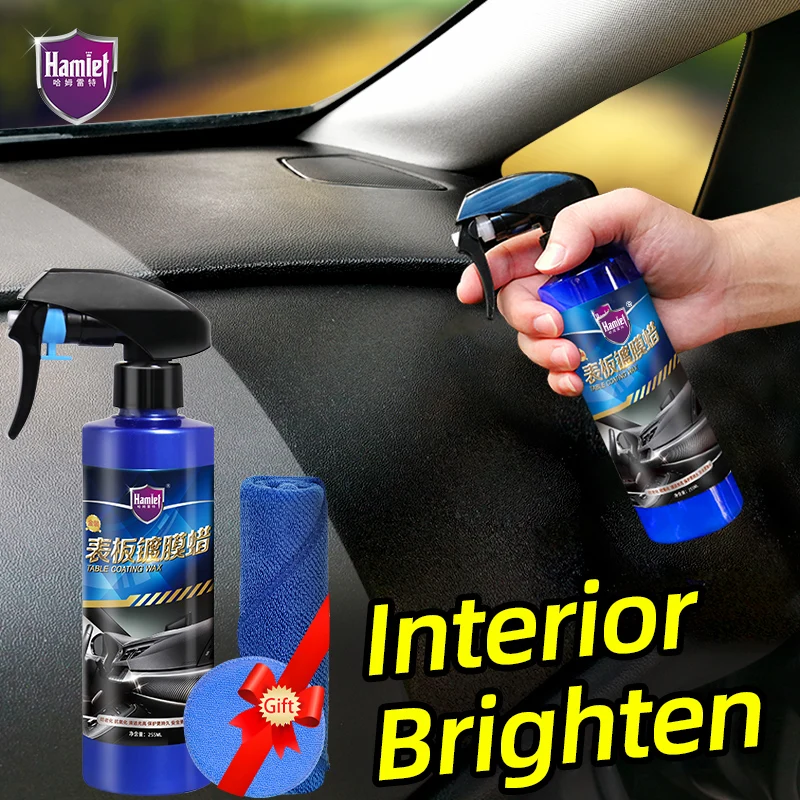 255ML Automotive Interior Plastic Parts Instrument Panel Retreading Agent Plastic Parts Dashboard Spray Polish Wax
255ML Automotive Interior Plastic Parts Instrument Panel Retreading Agent Plastic Parts Dashboard Spray Polish Wax