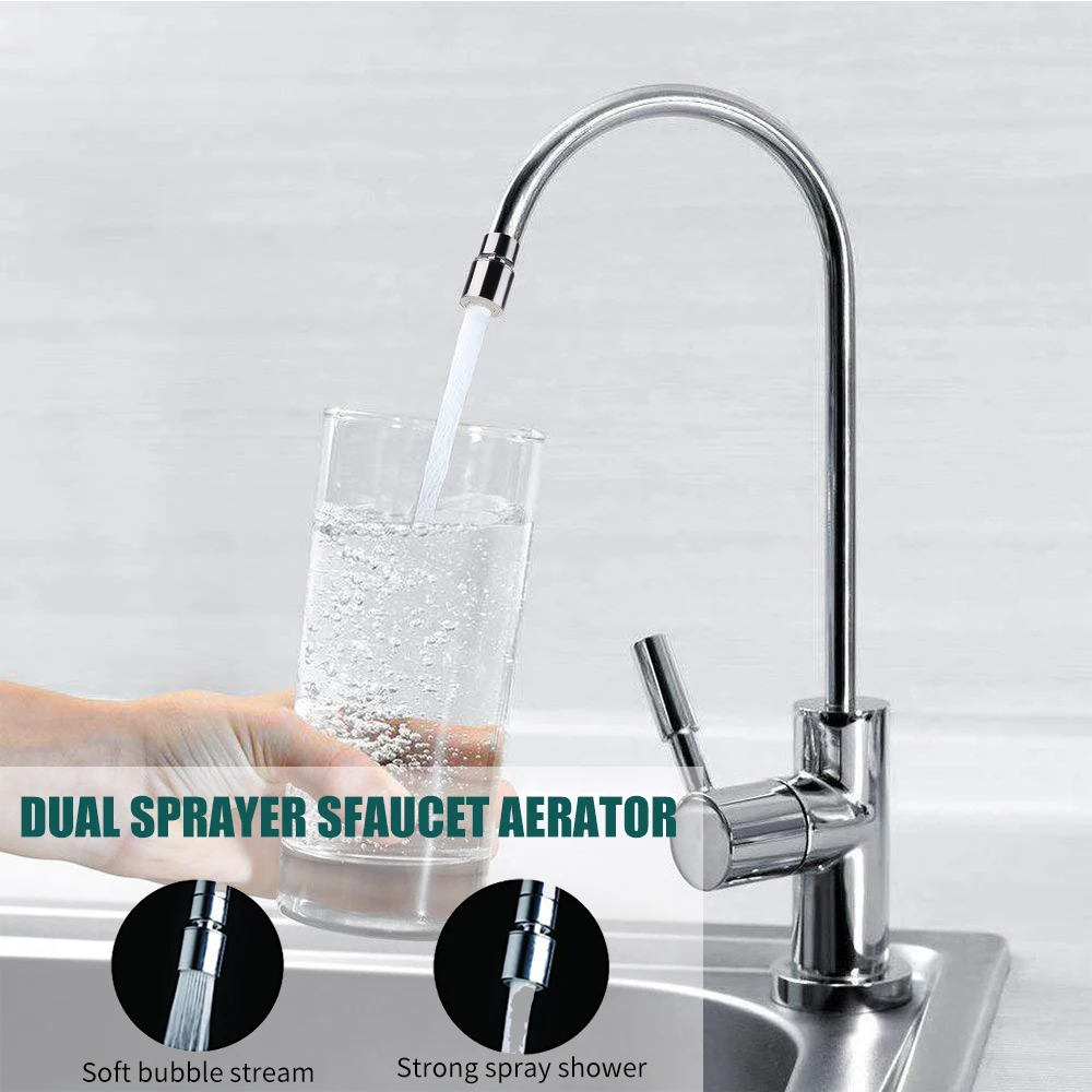 Dual Sprayer Faucet Sink Aerator Swivel Faucet Aerator Bathroom Kitchen Sink Rotating Faucet Aerator Water Saving Copper
Dual Sprayer Faucet Sink Aerator Swivel Faucet Aerator Bathroom Kitchen Sink Rotating Faucet Aerator Water Saving Copper