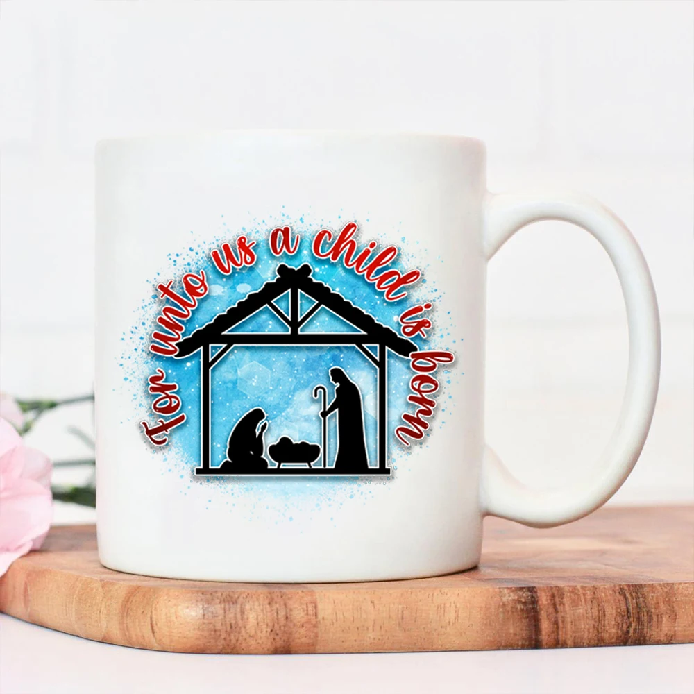 For Unto Us A Child Is Born Pattern Printing Practical Coffee Mug Creative Cute Juice Mugs Ceramic Mug Reusable Canvas Water Cup
For Unto Us A Child Is Born Pattern Printing Practical Coffee Mug Creative Cute Juice Mugs Ceramic Mug Reusable Canvas Water Cup