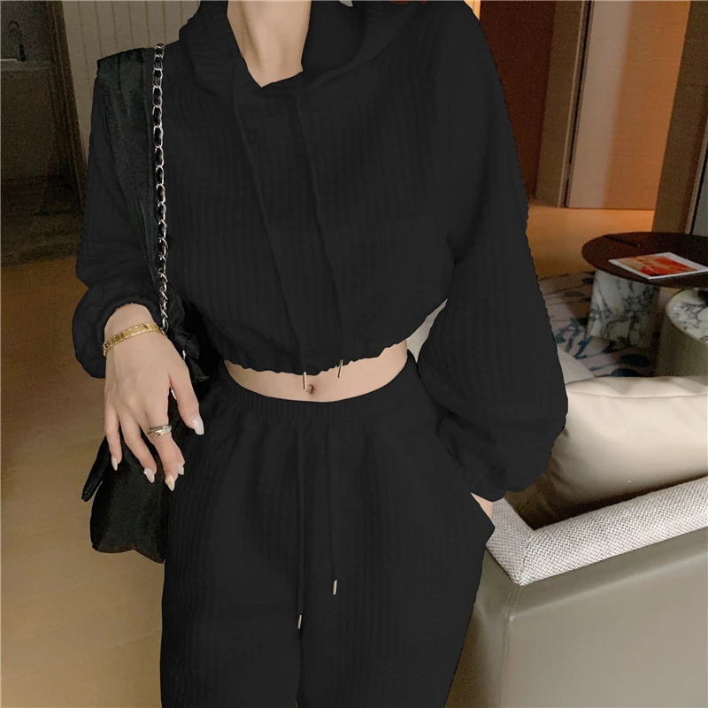 2021 Spring Casual Outfits for Women Tracksuit Cropped Hoodies Sweatshirt and Sweatpants Sports 2 Piece Set Sweatsuits
2021 Spring Casual Outfits for Women Tracksuit Cropped Hoodies Sweatshirt and Sweatpants Sports 2 Piece Set Sweatsuits