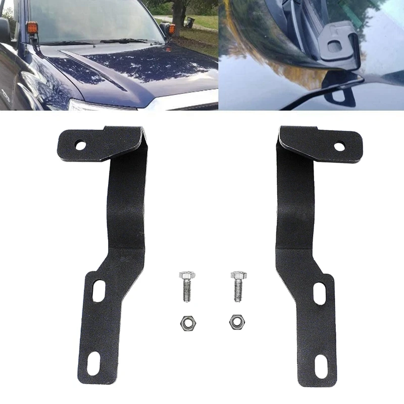 Front Hood LED Light Mounting Bracket Hood Ditch Lamp Brackets Kit for Toyota Tacoma 2005-15
Front Hood LED Light Mounting Bracket Hood Ditch Lamp Brackets Kit for Toyota Tacoma 2005-15