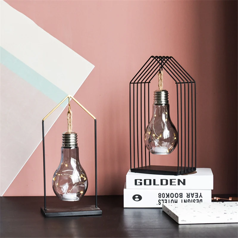 Modern INS Wrought Iron Bulb Night Light Decoration Bedroom Bedside Table Lamp Cafe Restaurant Desktop Decoration Furnishings
Modern INS Wrought Iron Bulb Night Light Decoration Bedroom Bedside Table Lamp Cafe Restaurant Desktop Decoration Furnishings