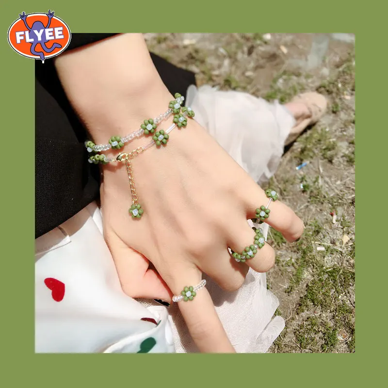 Women's Ring Summer Crystal Beaded Vintage Rings Set Korean Jewelry Cute Ring Beads Resin Acrylic Rings for Women Girl Simple
Women's Ring Summer Crystal Beaded Vintage Rings Set Korean Jewelry Cute Ring Beads Resin Acrylic Rings for Women Girl Simple