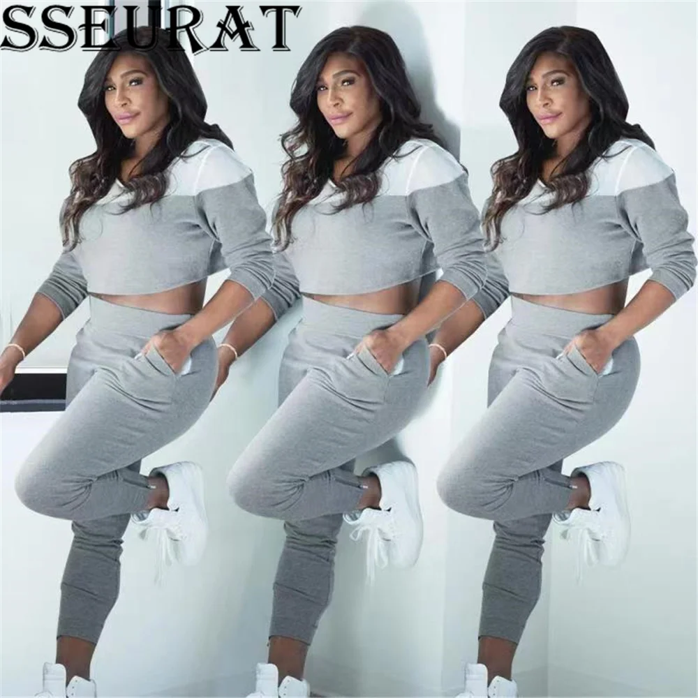 SSEURAT 2 Piece Set Suit Women Casual Tracksuit Pullover Sports Top+Pants Suit Fashion Fall Clothes
SSEURAT 2 Piece Set Suit Women Casual Tracksuit Pullover Sports Top+Pants Suit Fashion Fall Clothes