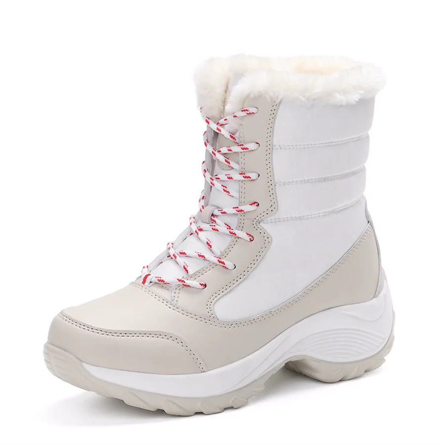 LCIZRONG 2019 Winter Women Boots Waterproof Wedge Warm Plush Snow Boots Woman Casual Lace Up Thick Cotton Shoes For Female
LCIZRONG 2019 Winter Women Boots Waterproof Wedge Warm Plush Snow Boots Woman Casual Lace Up Thick Cotton Shoes For Female