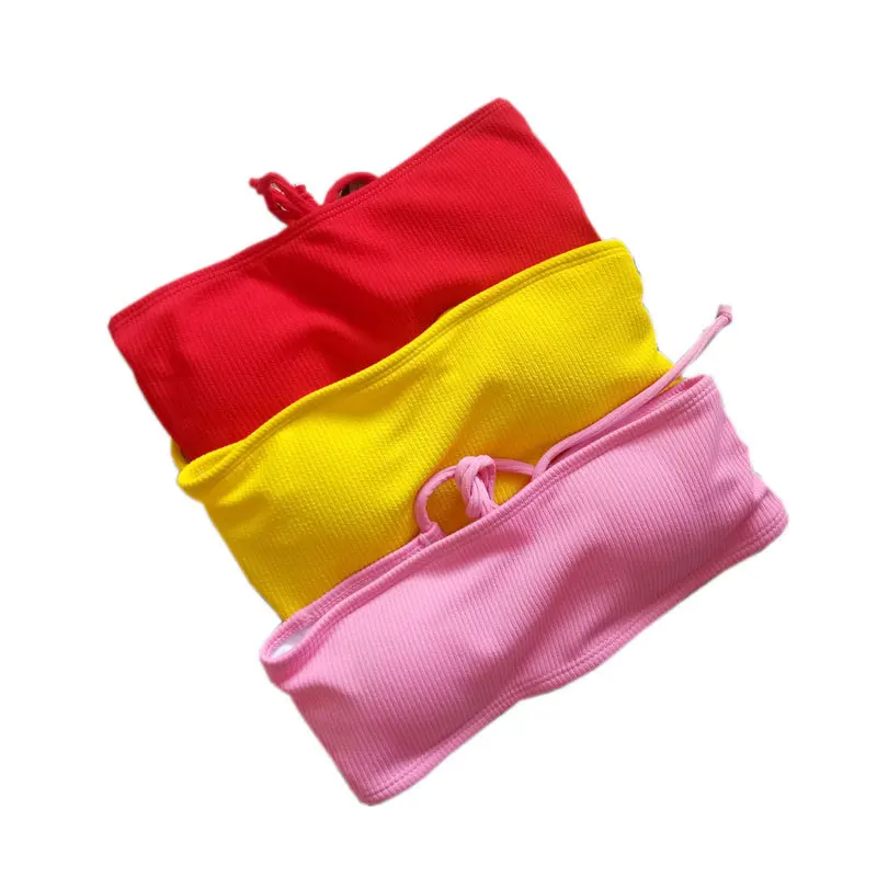 2020 New Tube Top Outdoor Bikini Swimsuit Ladies Bikini Suit Sexy Strapless Swimsuit Female Swimsuit Maillot De Bain Femme
2020 New Tube Top Outdoor Bikini Swimsuit Ladies Bikini Suit Sexy Strapless Swimsuit Female Swimsuit Maillot De Bain Femme