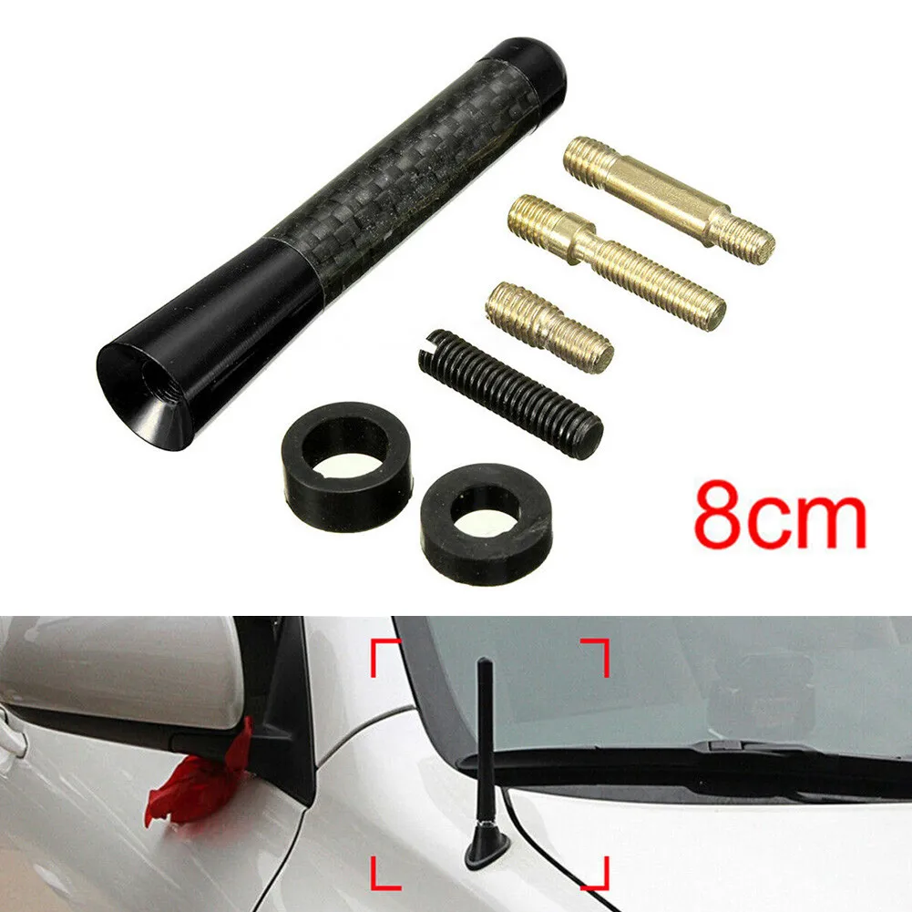 8cm Radio Antenna Universal Car Carbon Fiber Aluminum Screw Radio Car Antenna Auto Accessories For BMW Chevrolet Cadillac
8cm Radio Antenna Universal Car Carbon Fiber Aluminum Screw Radio Car Antenna Auto Accessories For BMW Chevrolet Cadillac