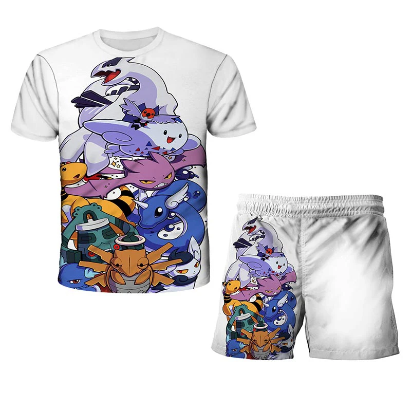 3D Anime Game Pikachu Cartoon Print Kids sets for Summer girls T -Shirt Short pants Casual Suit Children Set kids Costume
3D Anime Game Pikachu Cartoon Print Kids sets for Summer girls T -Shirt Short pants Casual Suit Children Set kids Costume