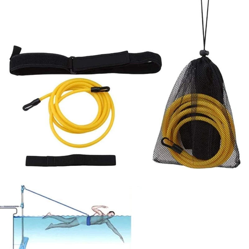 Adjustable Swim Training Resistance Elastic Belt Swimming Exerciser Safety Rope Latex Tubes
Adjustable Swim Training Resistance Elastic Belt Swimming Exerciser Safety Rope Latex Tubes