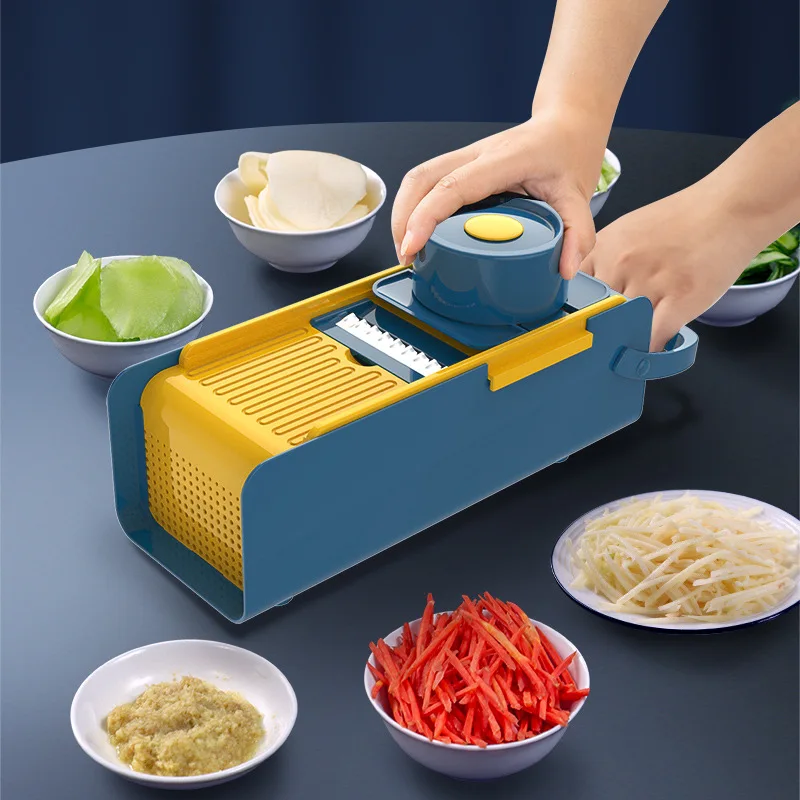 Vegetable Cutting Artifact Household Potato Shredder Shredder Multi-function Shredder Grater Lemon Slicer Kitchen Supplies
Vegetable Cutting Artifact Household Potato Shredder Shredder Multi-function Shredder Grater Lemon Slicer Kitchen Supplies