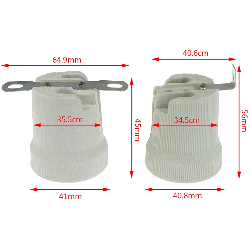 Vintage Lamp Base E27 Ceramic Edison Lamp Fittings Socket Lamp Base Holder Accessory Fixing Bracket Large Screw Cap
Vintage Lamp Base E27 Ceramic Edison Lamp Fittings Socket Lamp Base Holder Accessory Fixing Bracket Large Screw Cap