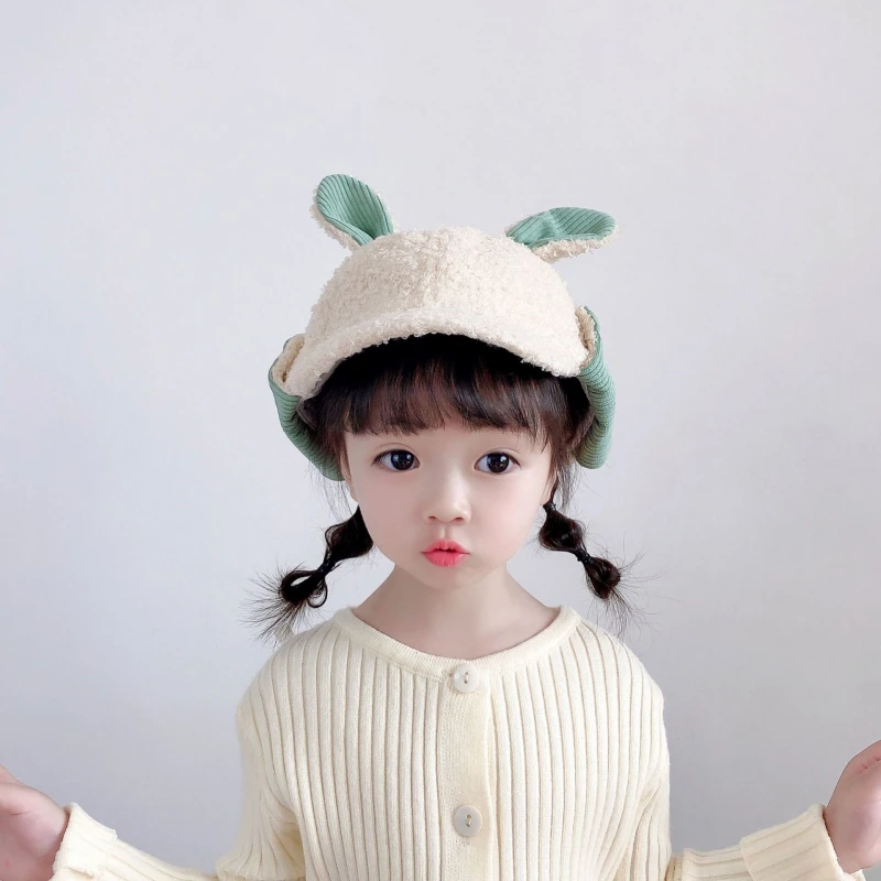 Winter New Children Cute Cartoon Rabbit Ears Lambswool Ear Protection Cap Baby Kids Outing Plush Warm Hat 52cm
Winter New Children Cute Cartoon Rabbit Ears Lambswool Ear Protection Cap Baby Kids Outing Plush Warm Hat 52cm