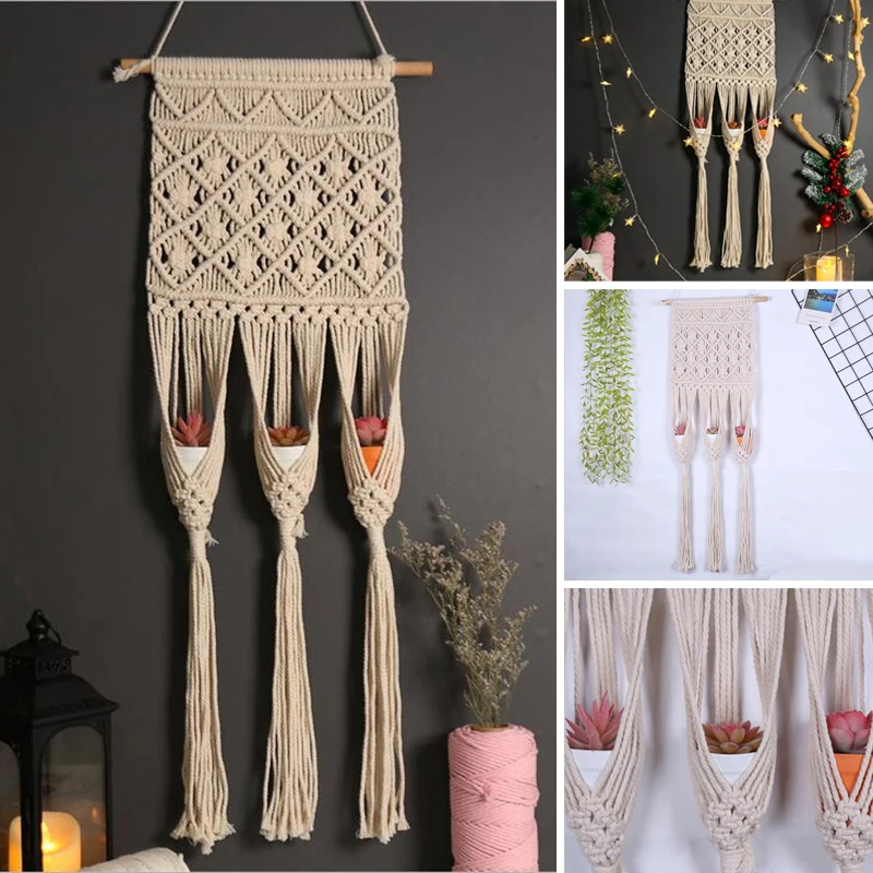Bohemian Tapestry Hand Woven 3-layer Hanging Basket Handicraft Ornaments Handicrafts Pendant Home Decoration
Bohemian Tapestry Hand Woven 3-layer Hanging Basket Handicraft Ornaments Handicrafts Pendant Home Decoration