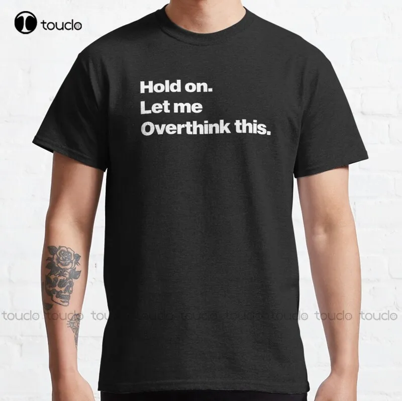 Новая футболка с надписью «Let Me Over Think», Классическая футболка с надписью «Hold On», хлопковая футболка, Мужская Новая футболка s
Новая футболка с надписью «Let Me Over Think», Классическая футболка с надписью «Hold On», хлопковая футболка, Мужская Новая футболка s