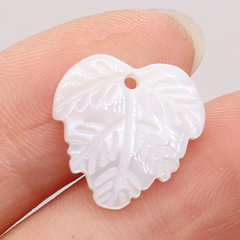 10Pcs Natural Freshwater White Shell Pendant Leaf-Shaped Loose Beads For Jewelry Making DIY Necklace Earrings Accessory
10Pcs Natural Freshwater White Shell Pendant Leaf-Shaped Loose Beads For Jewelry Making DIY Necklace Earrings Accessory