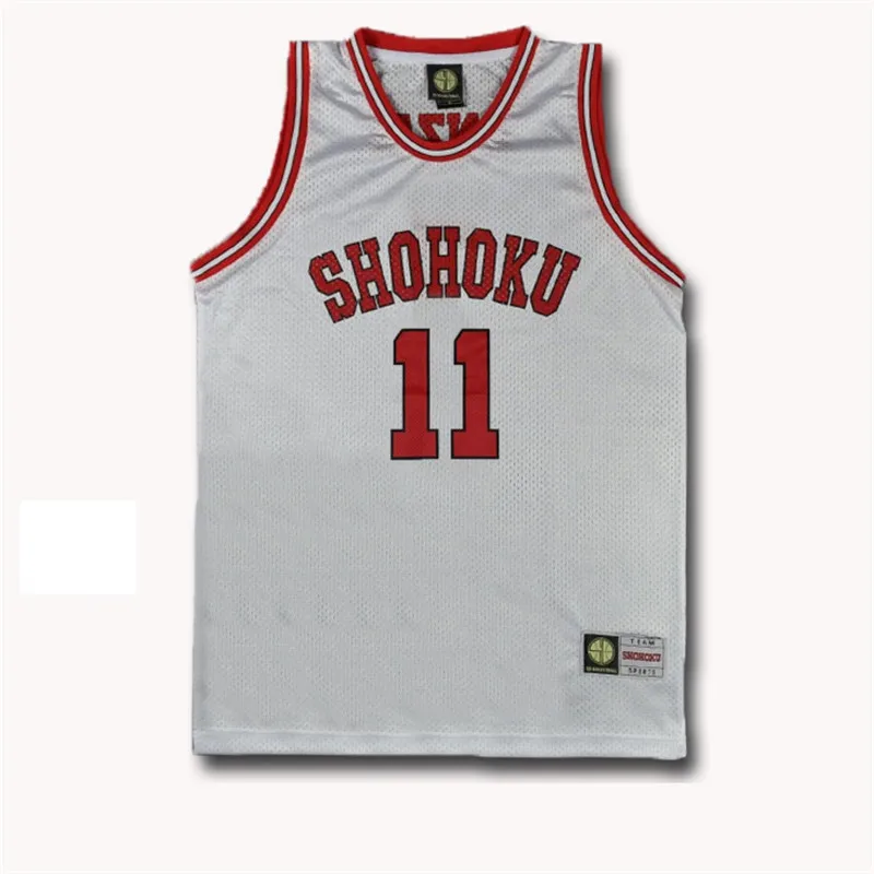 Rukawa Anime Shohoku School Basketball Team White 1-15 Cosplay Costume Sakuragi Mitsui Jersey Tops Shirt Sports Wear Uniform
Rukawa Anime Shohoku School Basketball Team White 1-15 Cosplay Costume Sakuragi Mitsui Jersey Tops Shirt Sports Wear Uniform