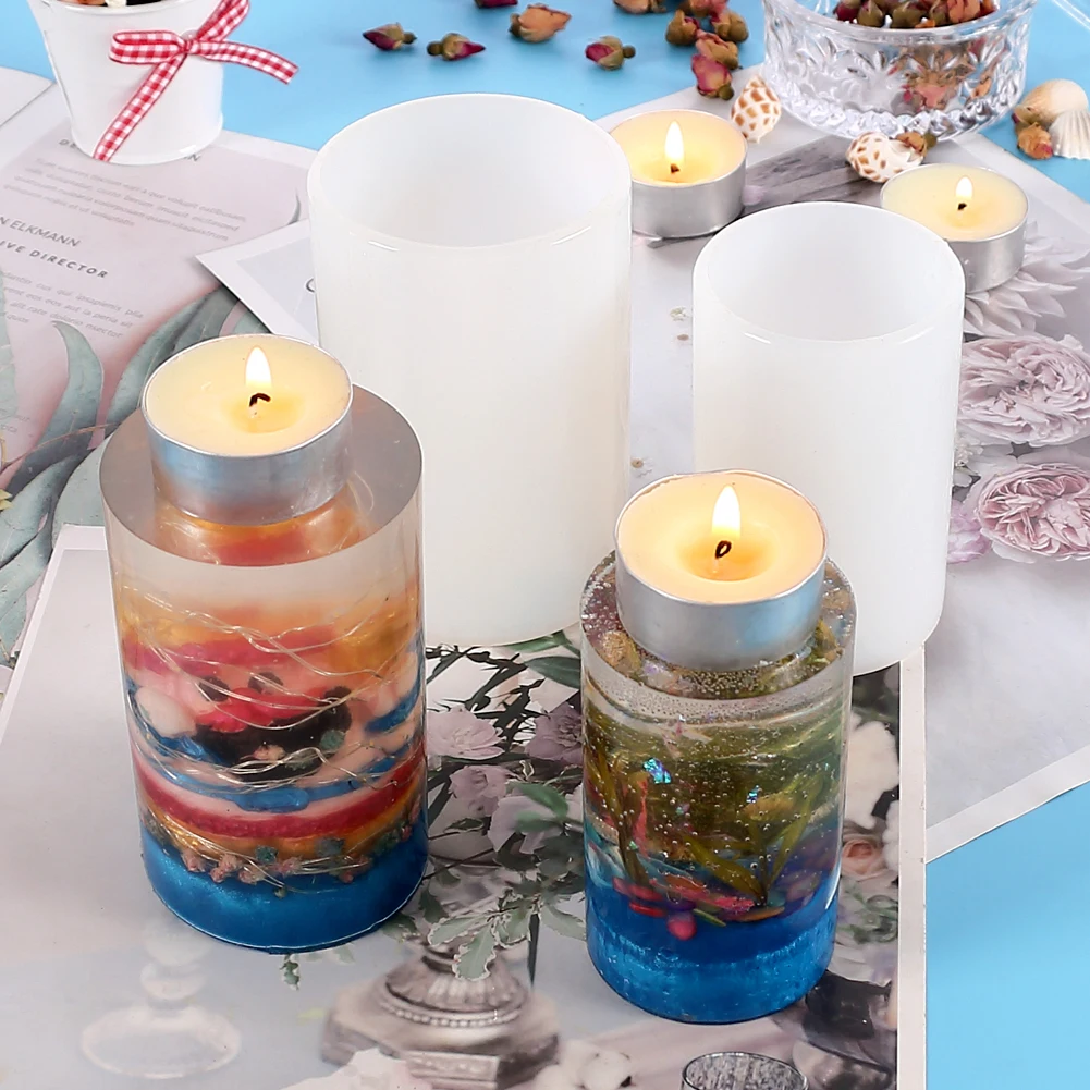 Cylinder Candle Aromatherapy Silicone Epoxy Resin Mold DIY Clay Flower Specimen Craft Jewelry Casting Home Decoration
Cylinder Candle Aromatherapy Silicone Epoxy Resin Mold DIY Clay Flower Specimen Craft Jewelry Casting Home Decoration