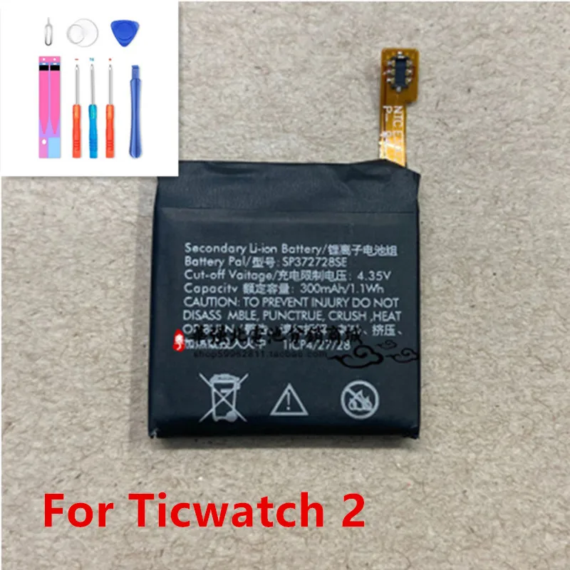 Original Replacement Watch Battery SP372728SE For Ticwatch 2 Ticwatch2 WE11056 Genuine Watch Battery 300mAh With Free Tools
Original Replacement Watch Battery SP372728SE For Ticwatch 2 Ticwatch2 WE11056 Genuine Watch Battery 300mAh With Free Tools