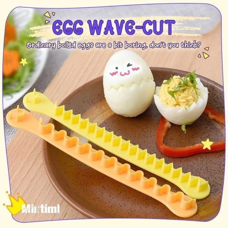 2pcs/set Fancy Cut Eggs Cooked Eggs Cutter Home Boiled Eggs Creative Cooking Tools Bento Mold Kitchen Gadgets Accessories
2pcs/set Fancy Cut Eggs Cooked Eggs Cutter Home Boiled Eggs Creative Cooking Tools Bento Mold Kitchen Gadgets Accessories