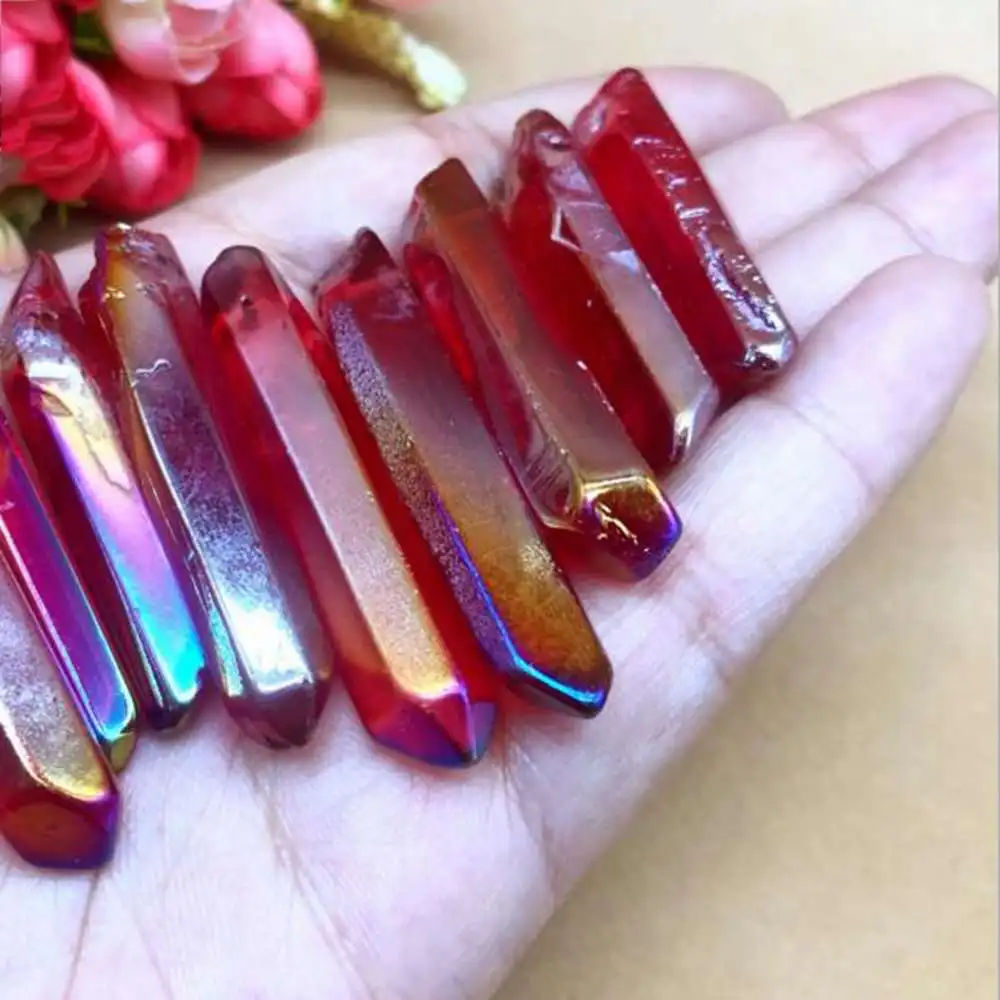 Natural Red Crystal Original Stone Column Crushed Stone Electroplating Colorful Column Decoration Accessorie
Natural Red Crystal Original Stone Column Crushed Stone Electroplating Colorful Column Decoration Accessorie