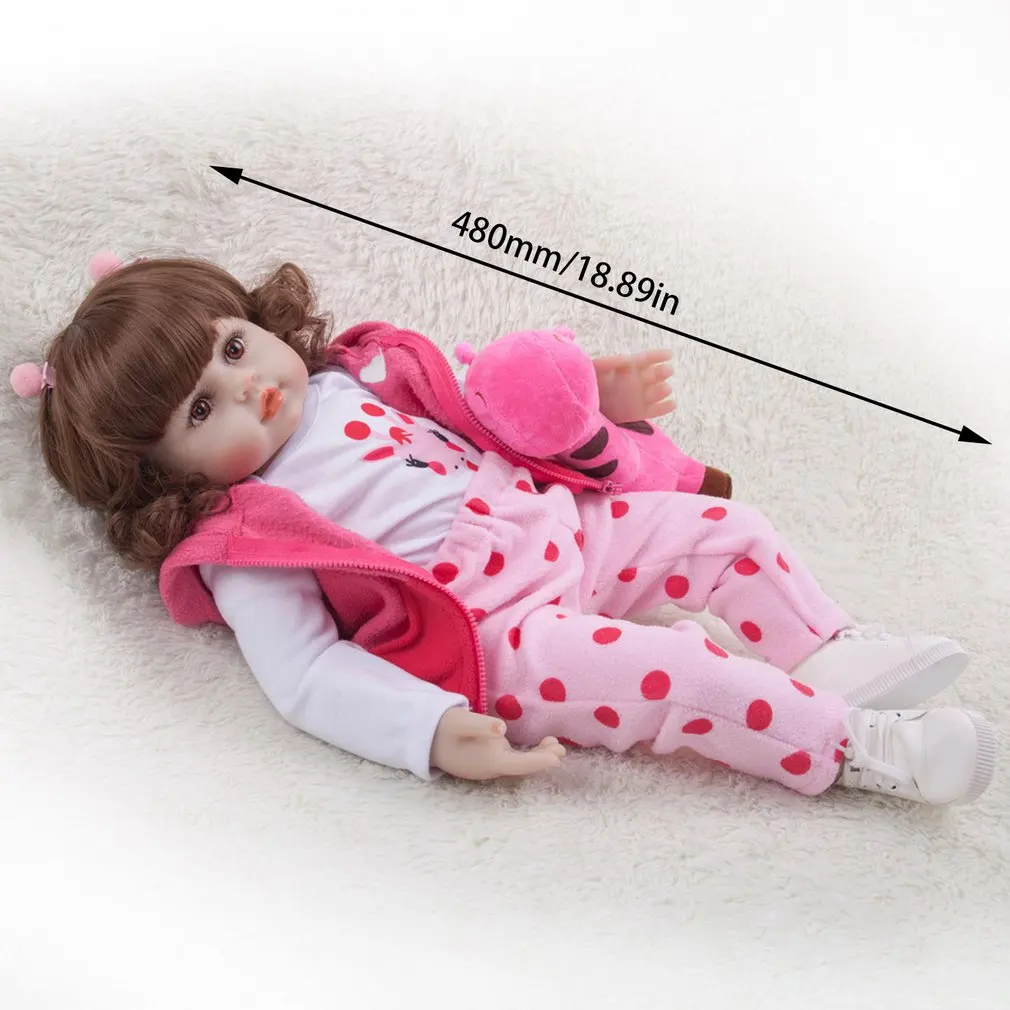 48cm Reborn Baby Dolls Cute Soft Handmade Realistic Newborn Silicone Vinyl Baby Dolls Toys for Girl Boys Kids Birthday Xmas Gift
48cm Reborn Baby Dolls Cute Soft Handmade Realistic Newborn Silicone Vinyl Baby Dolls Toys for Girl Boys Kids Birthday Xmas Gift