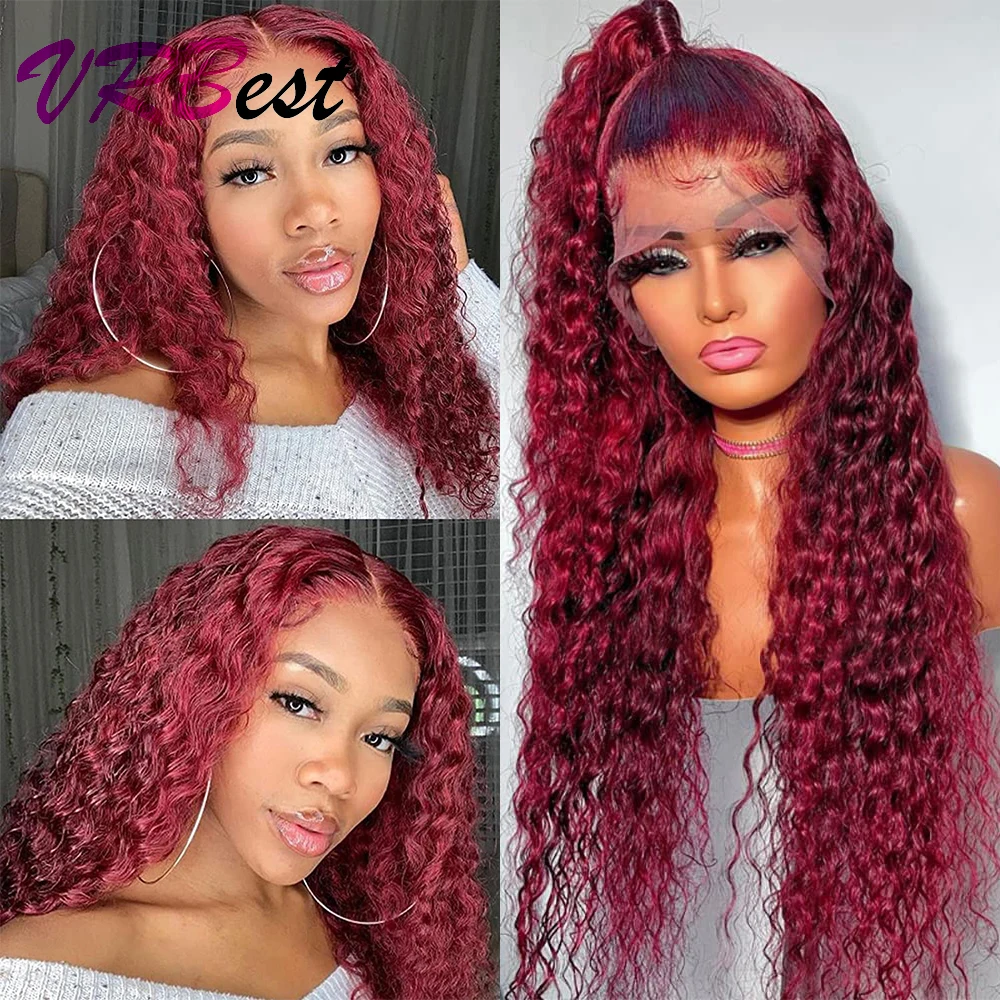 180% Density 13x4 HD Transparent Lace Front Wigs for Women 99j Colored Human Hair Brazilain Deep Wave Curly Human Hair Wigs
180% Density 13x4 HD Transparent Lace Front Wigs for Women 99j Colored Human Hair Brazilain Deep Wave Curly Human Hair Wigs