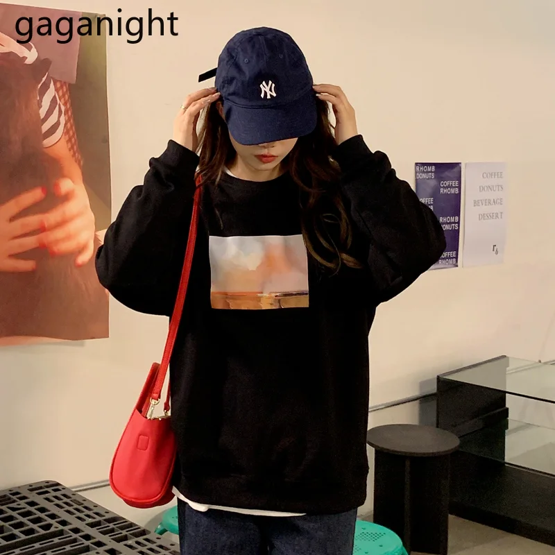 Gaganight Women Hoodies 2021 Spring Autumn New Korean Chic Retro Casual Printed Loose O-neck Long-sleeved Loose Pullover Tops
Gaganight Women Hoodies 2021 Spring Autumn New Korean Chic Retro Casual Printed Loose O-neck Long-sleeved Loose Pullover Tops