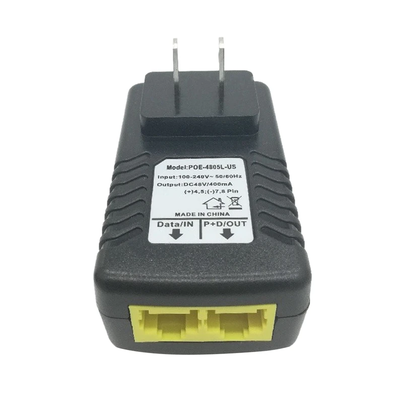 Пассивный Poe4805 48 в 0,5 А штепсельный Poe Инжектор Power Over Ethernet (штепсельная Вилка стандарта США)
Пассивный Poe4805 48 в 0,5 А штепсельный Poe Инжектор Power Over Ethernet (штепсельная Вилка стандарта США)