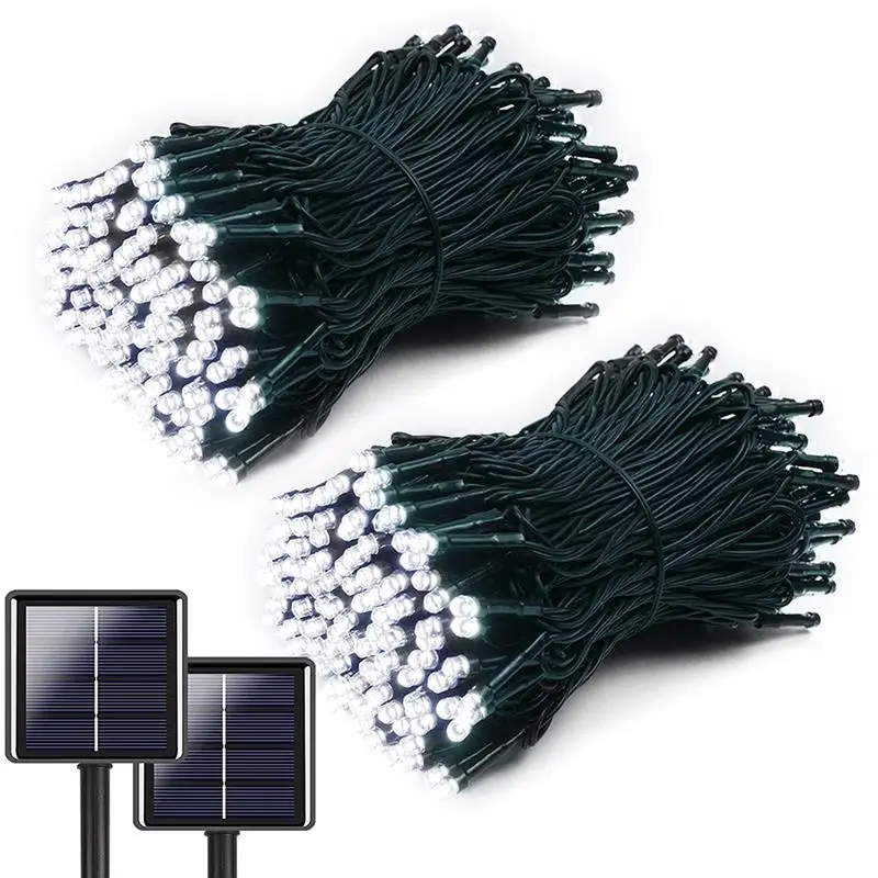 2 Pcs Long Solar String Lights Total 82FT 200LED Waterproof Wire Solar Lights Outdoor Decorative 8 Modes Solar Fairy Lights
2 Pcs Long Solar String Lights Total 82FT 200LED Waterproof Wire Solar Lights Outdoor Decorative 8 Modes Solar Fairy Lights
