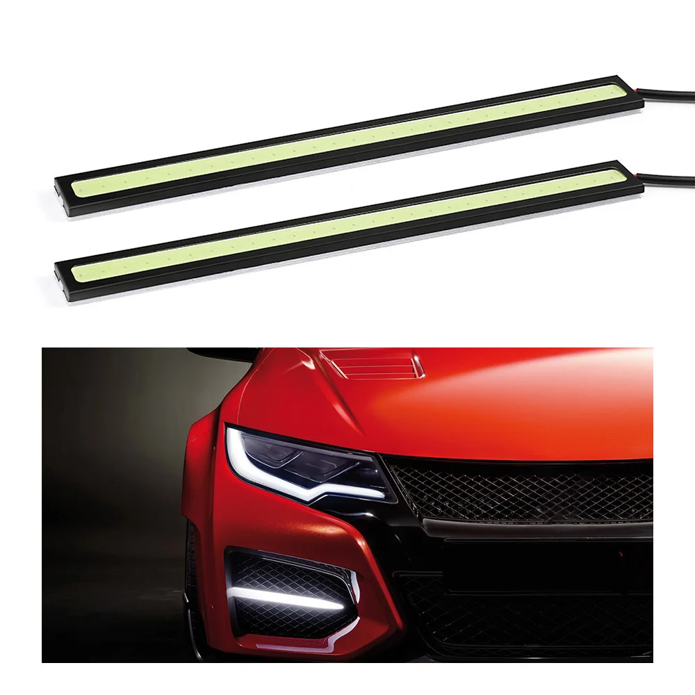 1pcs 17cm Universal Daytime Running Light Car COB DRL LED Strip Light External Lights Auto Waterproof Car Styling Led DRL Lamp
1pcs 17cm Universal Daytime Running Light Car COB DRL LED Strip Light External Lights Auto Waterproof Car Styling Led DRL Lamp