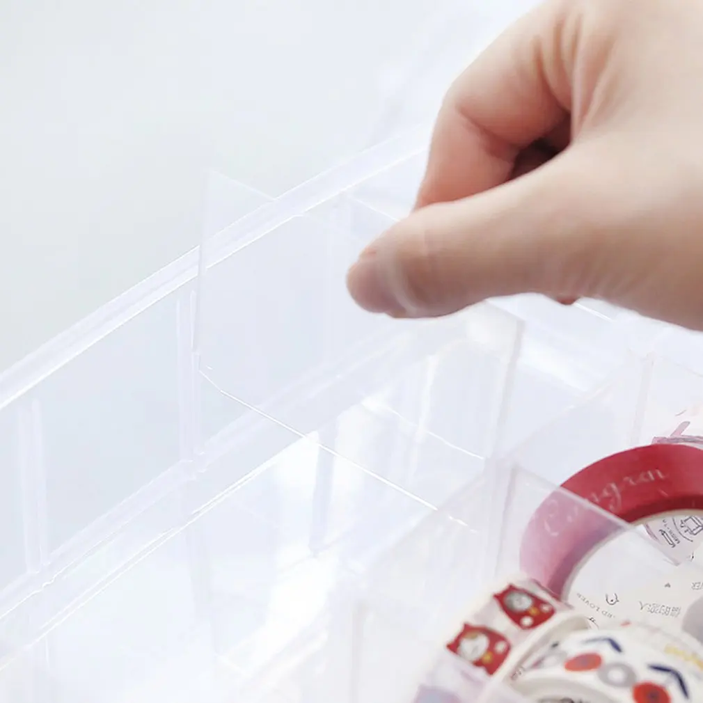 OUTAD Foldable Three-layer Tape Transparent Storage Box Separate Tape Stickers Tool Manager Transparent Plastic Office Organizer
OUTAD Foldable Three-layer Tape Transparent Storage Box Separate Tape Stickers Tool Manager Transparent Plastic Office Organizer