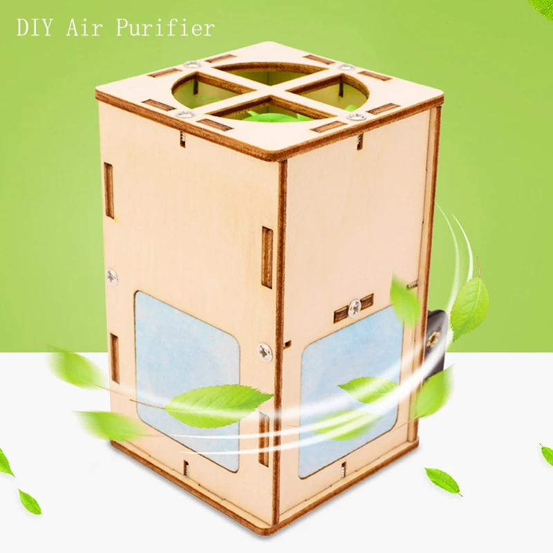 Science Toys DIY Air Purifier Toy Wooden STEM Toys for Children Innovation Educational Science Experiment Technology Kits 2020
Science Toys DIY Air Purifier Toy Wooden STEM Toys for Children Innovation Educational Science Experiment Technology Kits 2020