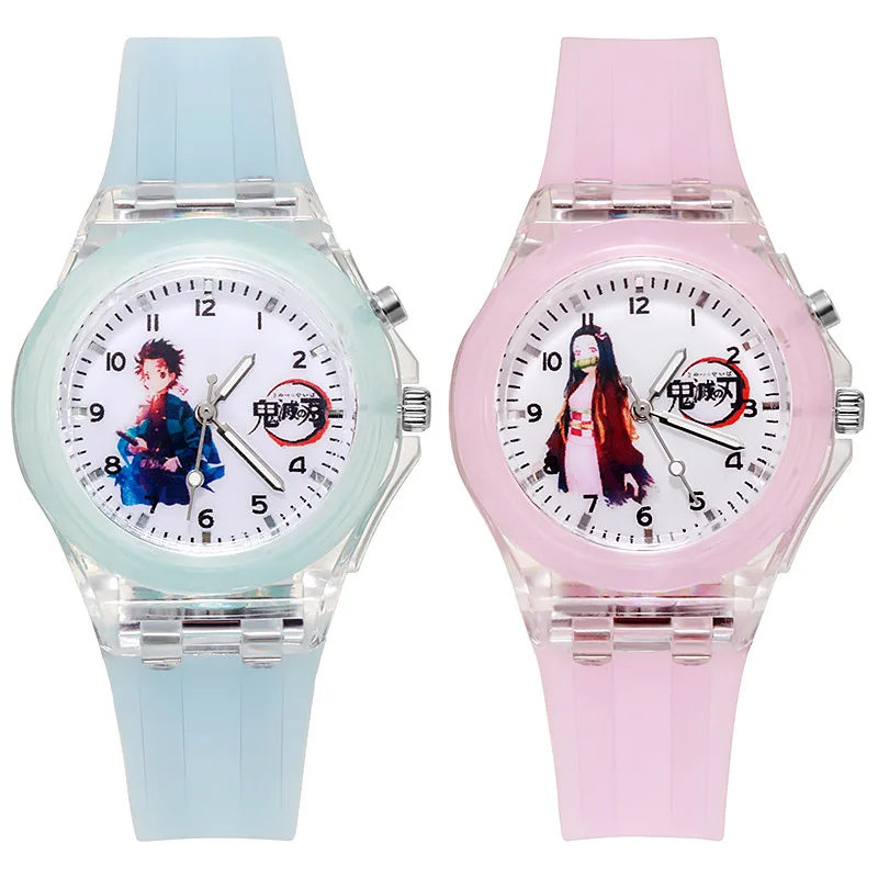 Hot Sale Demon Slayer Watch Cosplay New Anime Cartoon Student Luminous Unisex Same Style Korean Wrist Watch Model Toys Gift
Hot Sale Demon Slayer Watch Cosplay New Anime Cartoon Student Luminous Unisex Same Style Korean Wrist Watch Model Toys Gift