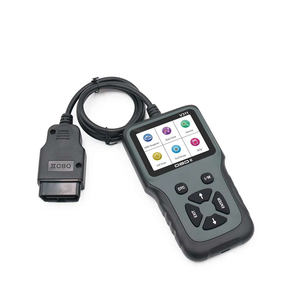 V311 Handheld OBD2 Car Scanner OBD 2 II Code Reader OBDII Auto Diagnostic Scan Tool with Backlit Color LCD Display
V311 Handheld OBD2 Car Scanner OBD 2 II Code Reader OBDII Auto Diagnostic Scan Tool with Backlit Color LCD Display