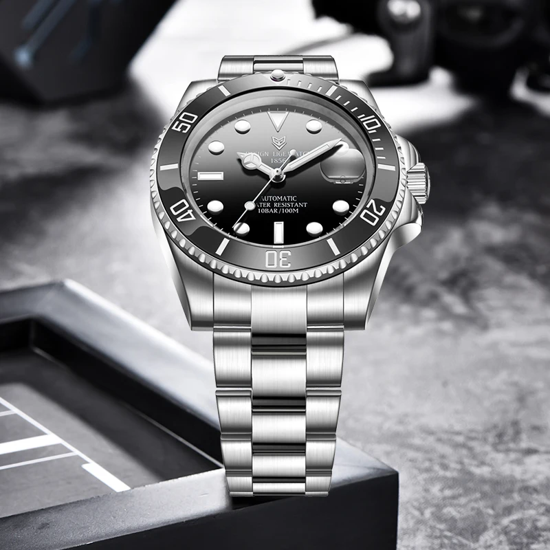 2021 LIGE Design New 41mm Men Luxury Automatic Mechanical Wrist Watch Men Stainless Steel Waterproof Watch Relogio Masculino
2021 LIGE Design New 41mm Men Luxury Automatic Mechanical Wrist Watch Men Stainless Steel Waterproof Watch Relogio Masculino