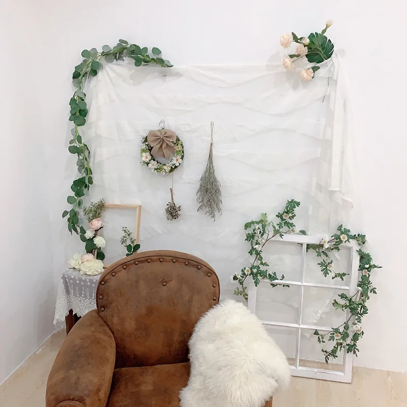 2M/Lot Artificial Eucalyptus Vines Fake Plant Green Leaves Rattan DIY Wedding Garden Wall Hanging Home Party Decor Accessories
2M/Lot Artificial Eucalyptus Vines Fake Plant Green Leaves Rattan DIY Wedding Garden Wall Hanging Home Party Decor Accessories