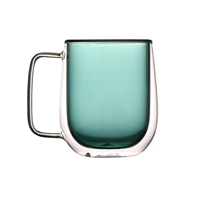 Double-layer High Borosilicate Colored Glass Creative Coffee Mug Nordic Fashion Insulated Mug
Double-layer High Borosilicate Colored Glass Creative Coffee Mug Nordic Fashion Insulated Mug